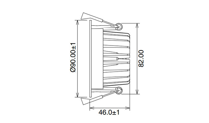 10w LED Recessed Down Light