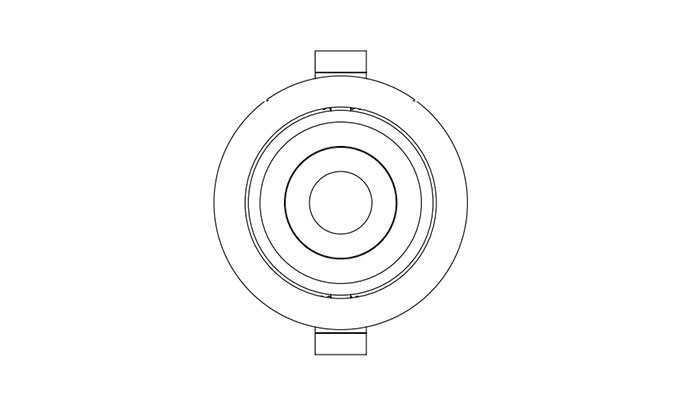 2.5inch recessed downlight