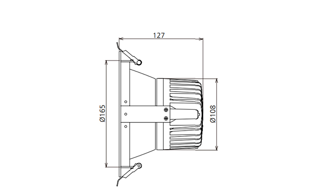 sizes of Anti Glare LED Downlight