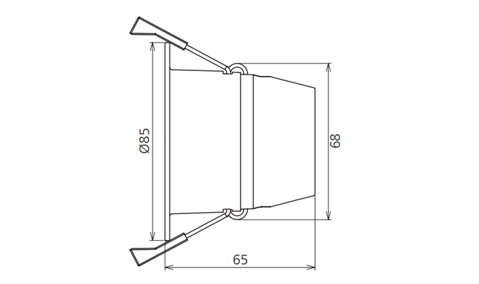 75mm Dimensions Diagram