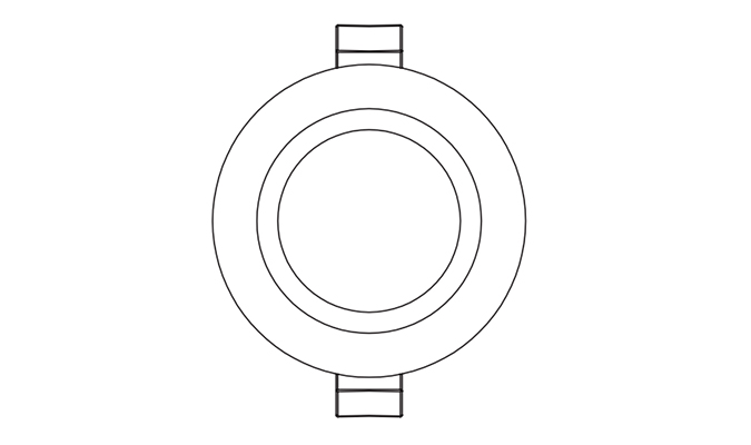 Dimensions 75mm cut out