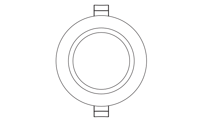 8w led downlight sizes