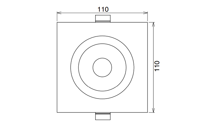 led downlight 95mm cut out sizes