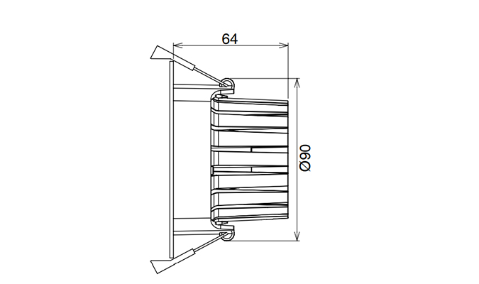 90mm photometric diagram