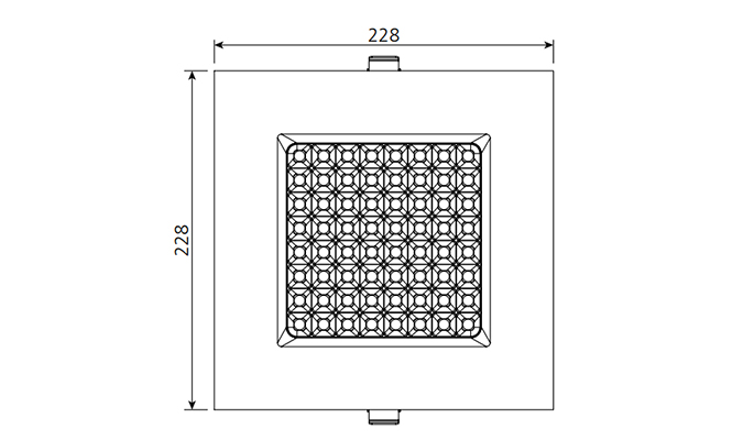 210mm Dimensions Diagram