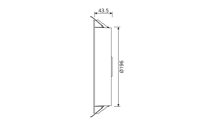 Technical Specification 210mm cutout