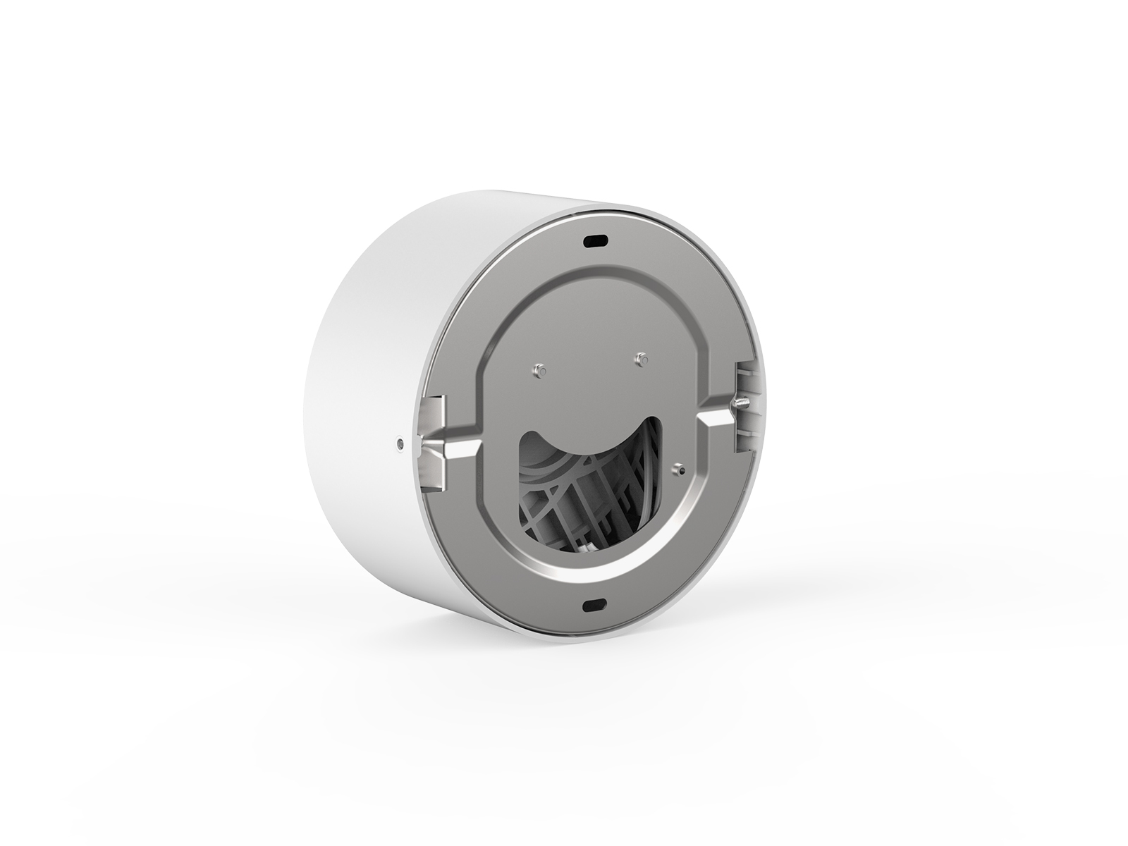 white surface recessed downlight