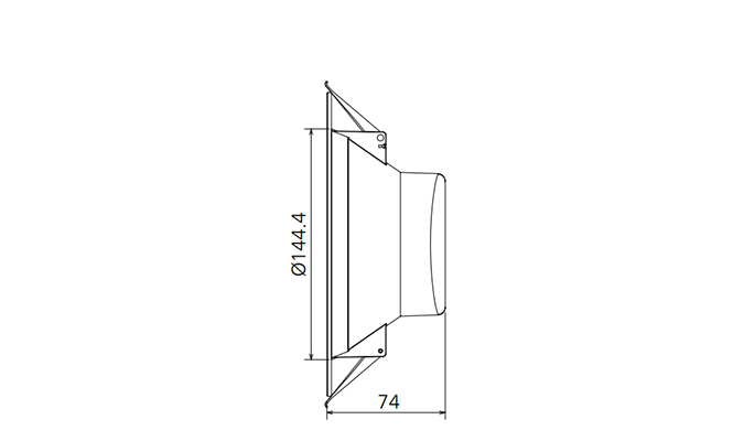 6 dimmable led downlight