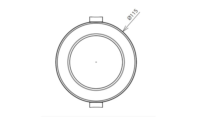 3 inch led recessed lighting Dimensions