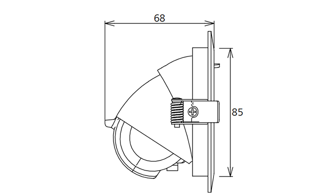 adjustable downlights led Dimensions