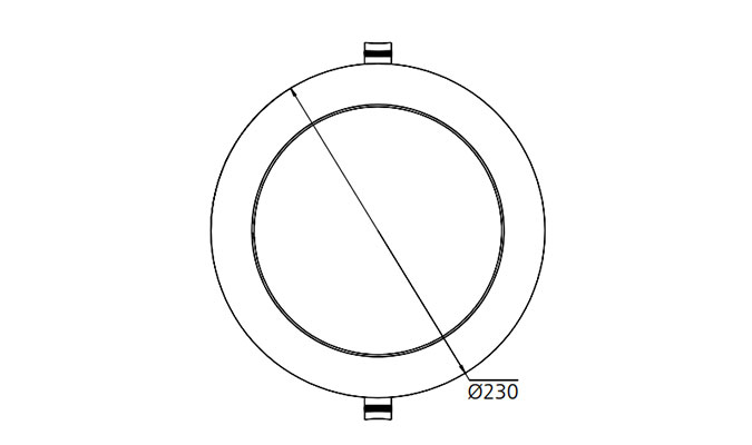 8 inch recessed downlight