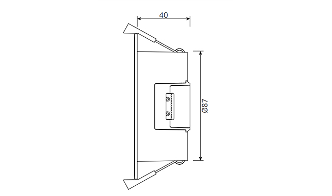 led downlight sizes 95mm cut out