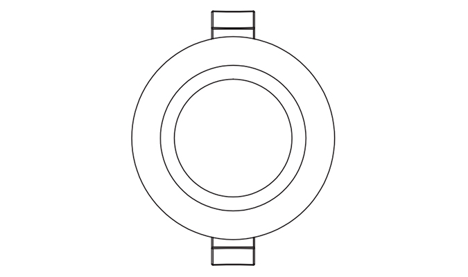 Dimensions 75mm cut out