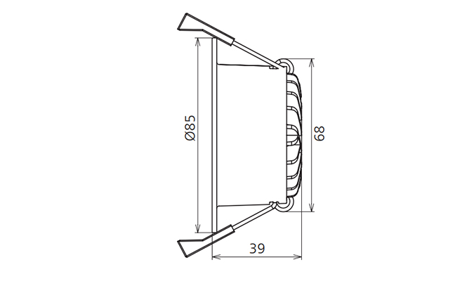 2.5inch Dimensions Diagram