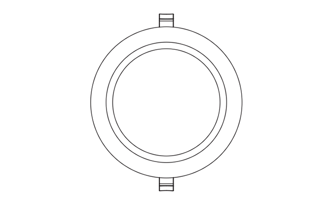 Commercial 170mm Downlight Dimensions