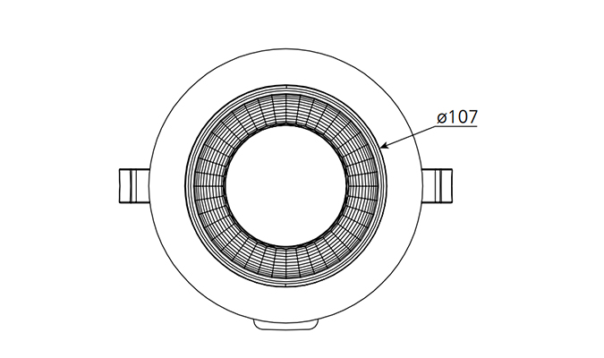 4 inch led downlight sizes