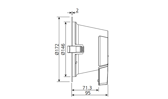 95mm Product Dimensions