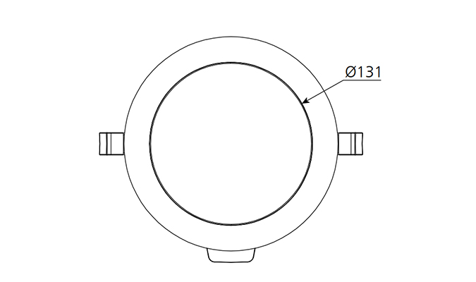 Dimensions 95mm cut out