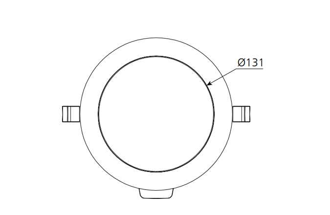 Product Dimensions 95mm cutout