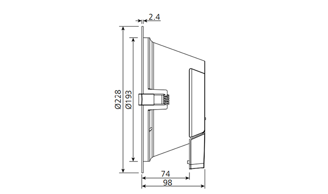 98mm led downlight sizes