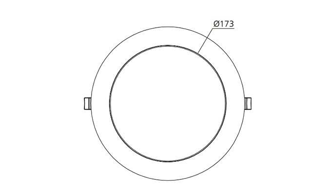 Dimensions 98mm cut out