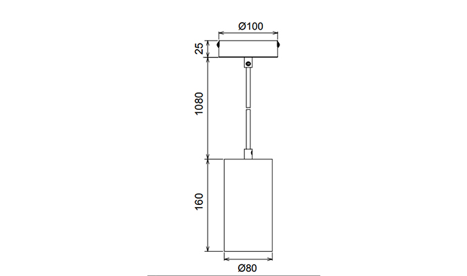 Aluminum led downlight sizes