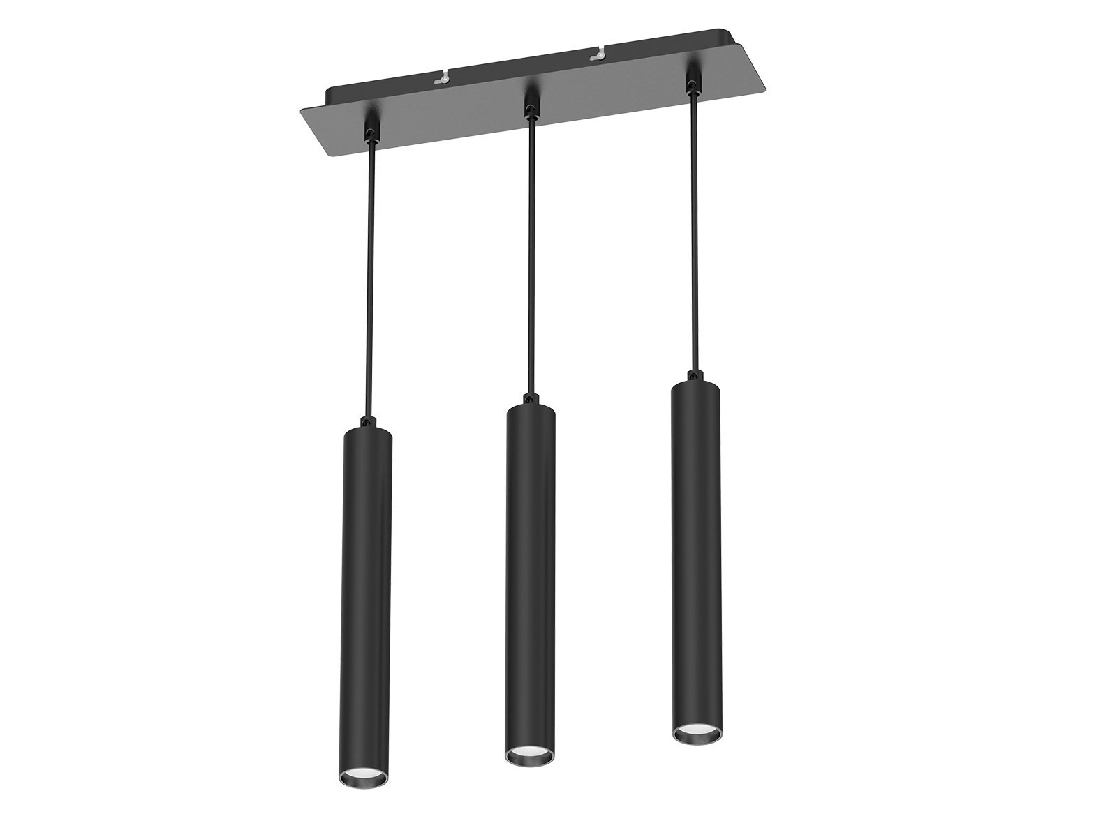 PD12 3 Hanging Cylinder Lights Kitchen Office