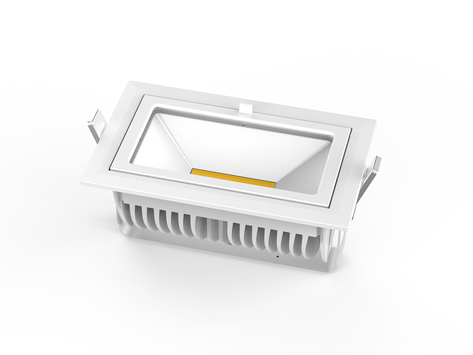 Ce Saa Cob Led Rectangular Recessed Ceiling Light