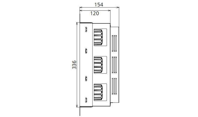 triple heads Led Downlight photometric diagram