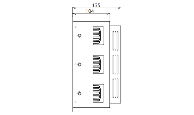 sizes of 24w grille downlight
