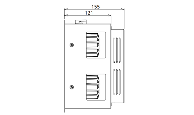 24w downlight dimensions diagram