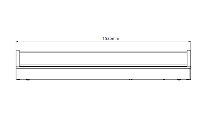 indoor led Batten Fittings Dimensions