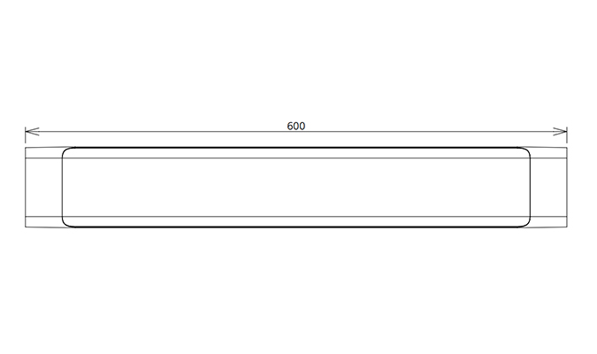 600mm led batten