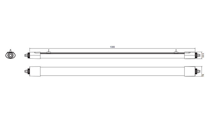 1300mm led linear light