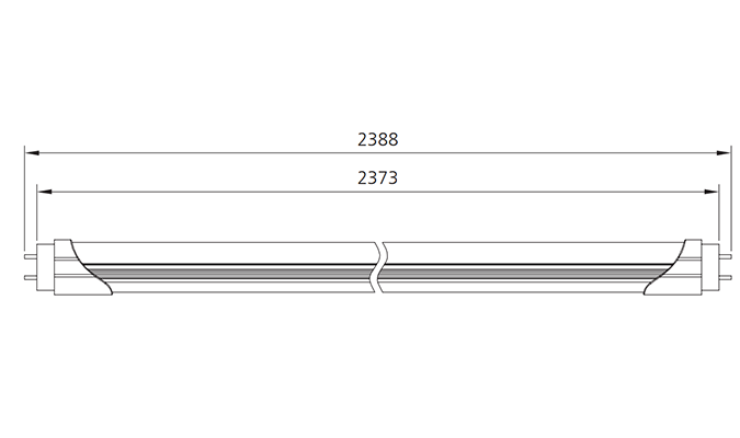 led tube lights 2400mm