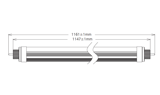 commercial 1200mm t6 led tube