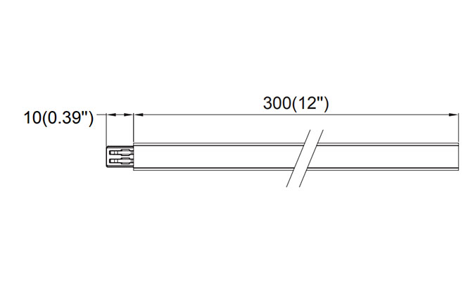 300mm under cabinet lighting led