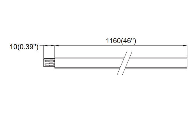 48 inch under counter light