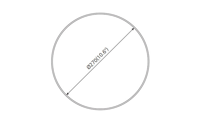 11 inch round led ceiling light