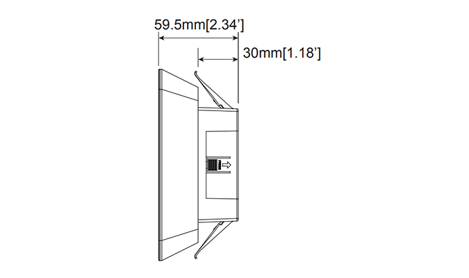 4 inch square led downlight