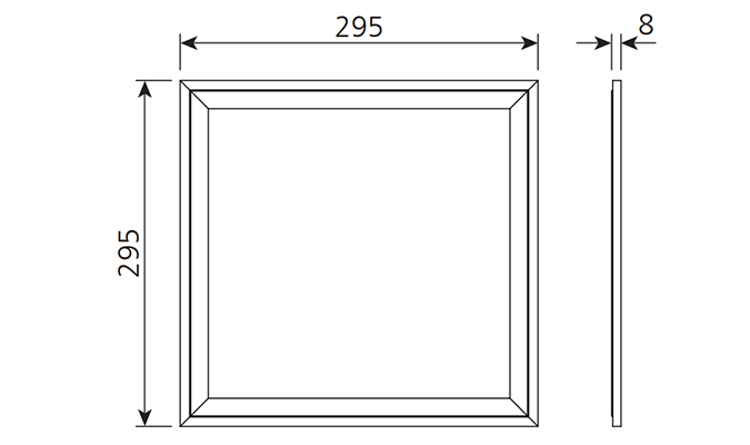 18w led panel light lamp sizes chart