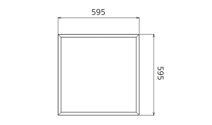 led 600x600 panel lights size guide