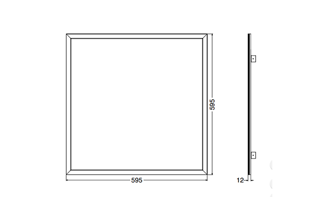 daylight 600x600 panel light