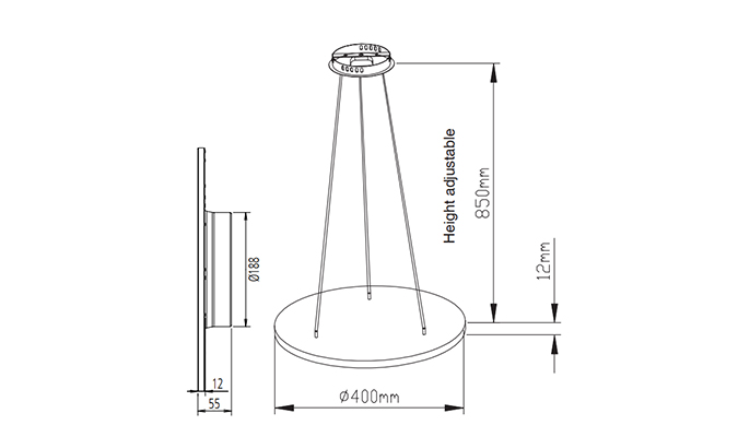 sizes of led panel light