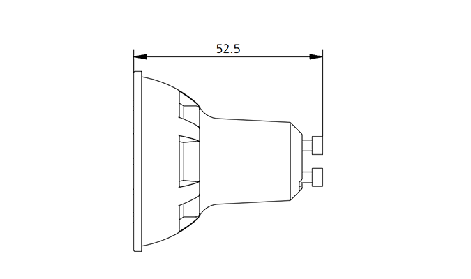 5.4w 50mm diameter led spot light