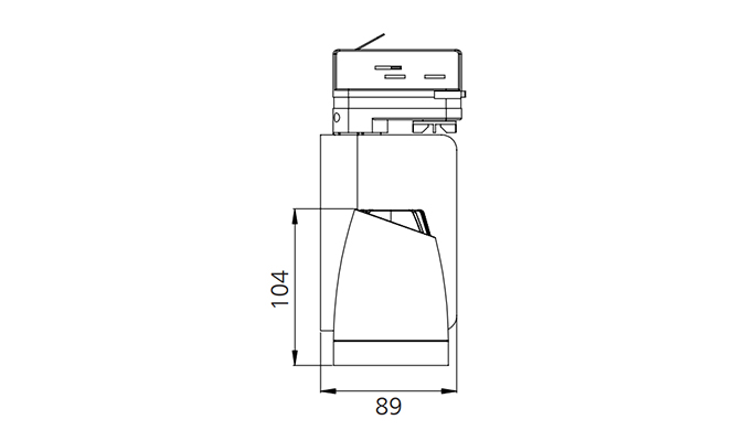 led track light sizes