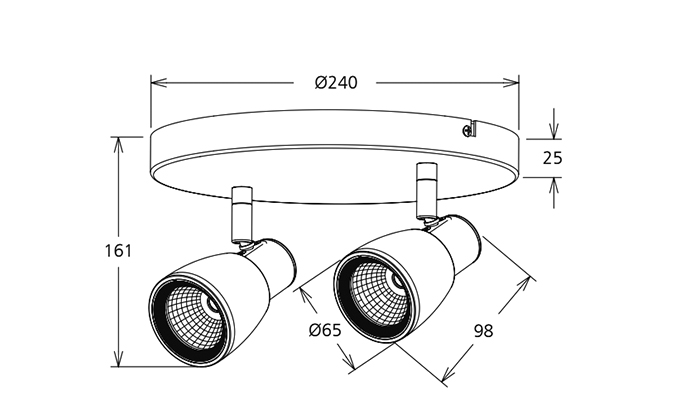 20w Dimensions Diagram