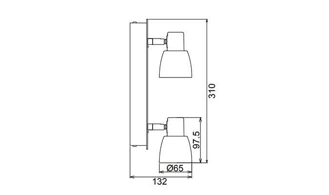 aluminum led track light size guide