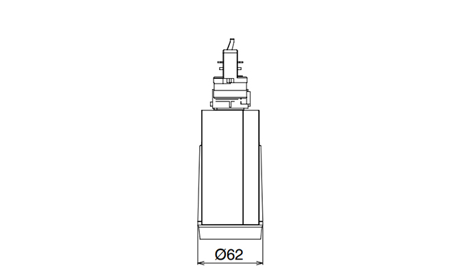 adjustable track light Dimensions