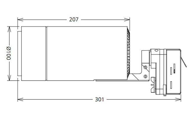 35w track light Dimensions